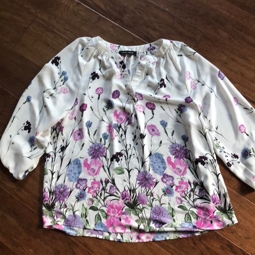 Floral blouse Ivanka Trump